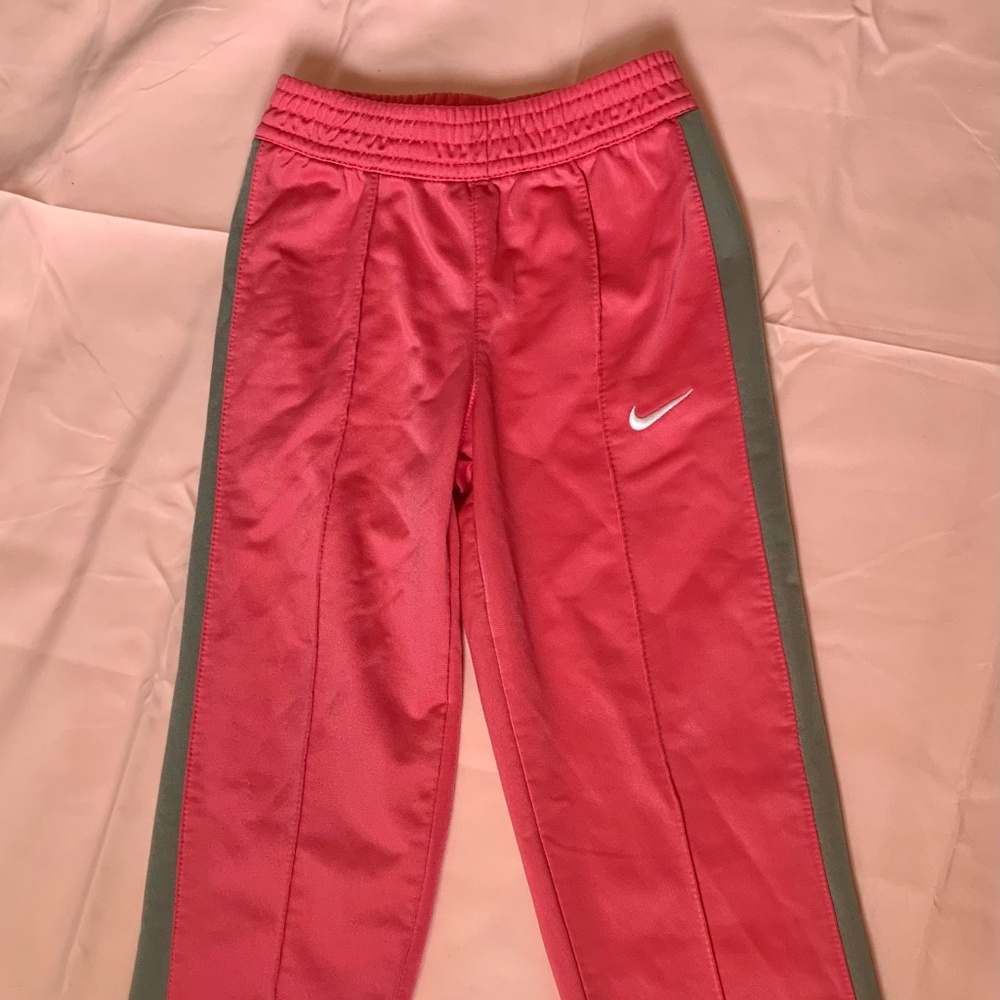 Nike Track Pants - Pink/Grey - Youth Girls Size 2T